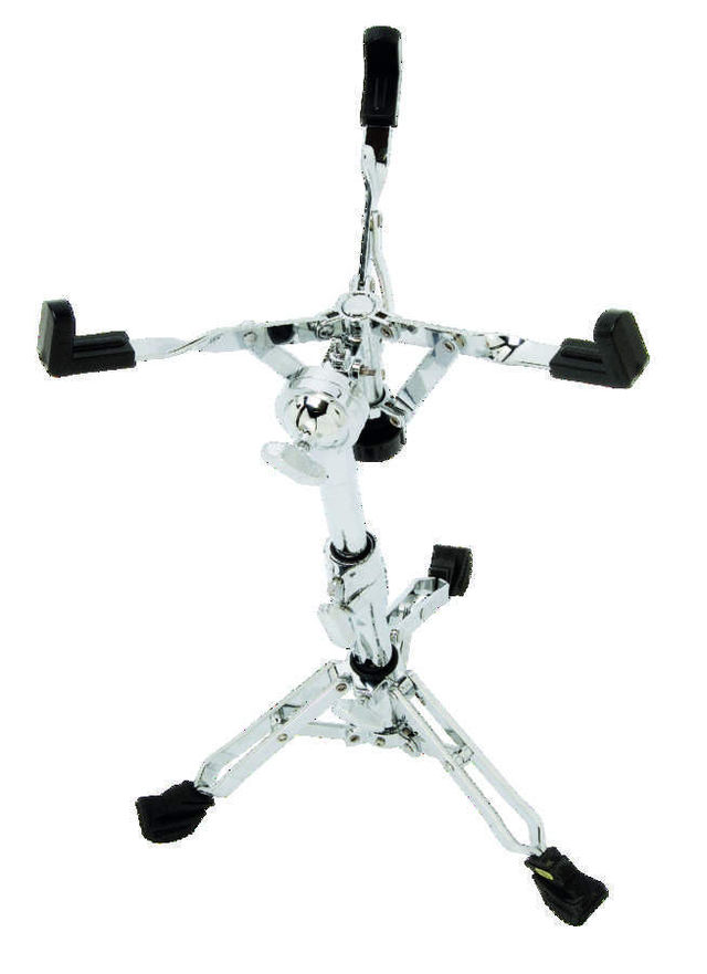 blank The snare drum stand uses a resin ball as a mount.